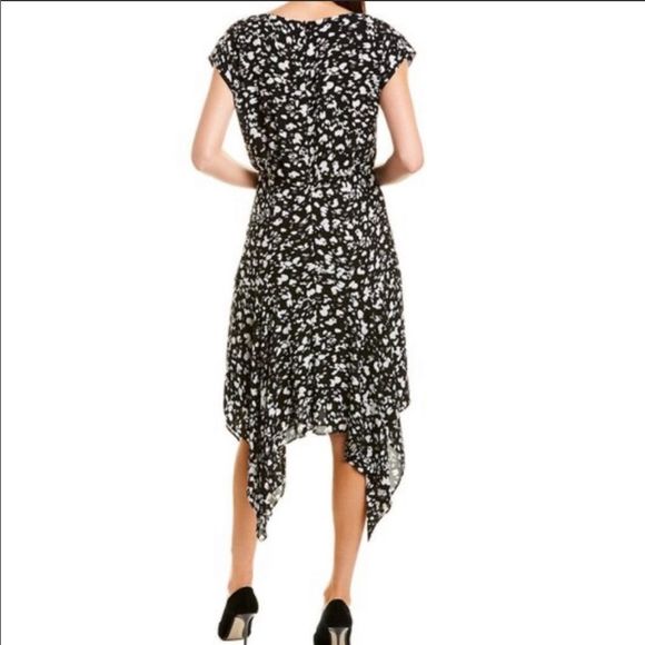 Vince Camuto Modern Imprint Asymmetrical Dress NWT - Picture 2 of 15